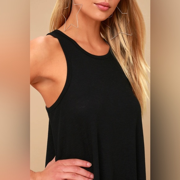 Free People LA Nite Black Sleeveless Mini Dress - Picture 4 of 6
